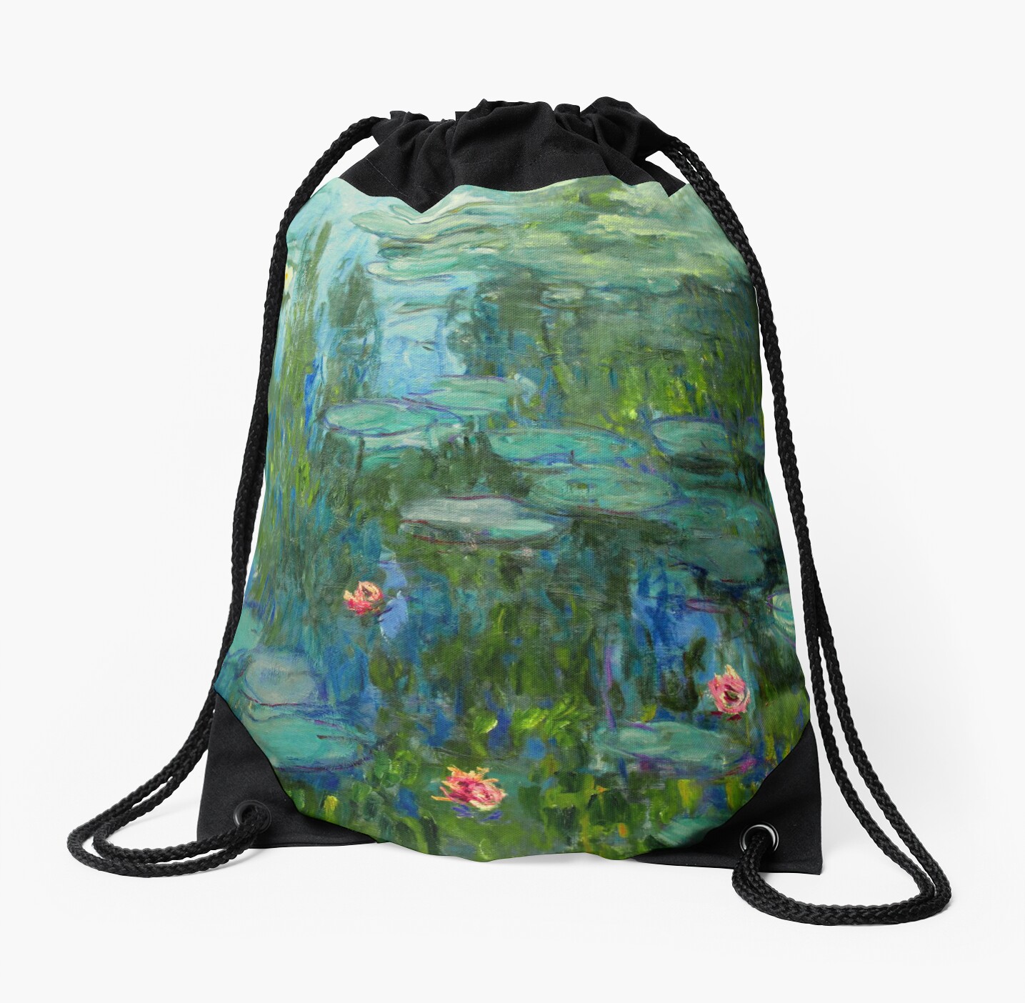 Artists Garden by Claude Monet Laptop Messenger Bag