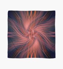 Flowing spiral - ruby Scarf