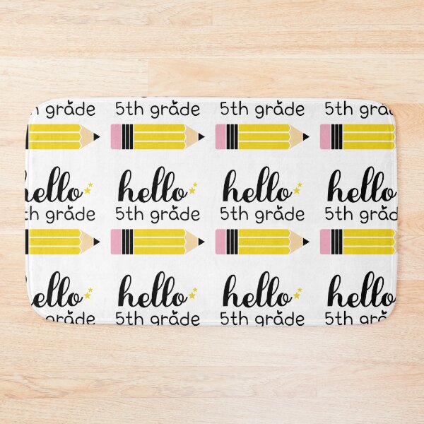Item preview, Hello 5th grade, Back to School, First day of School designed and sold by BlueDiamond-19.