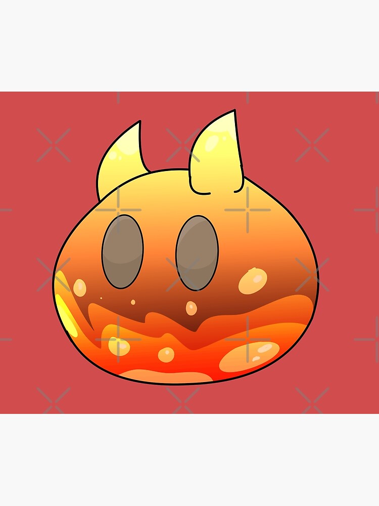 &amp;quot;genshin fire slime &amp;quot; Poster for Sale by sophies-roses | Redbubble