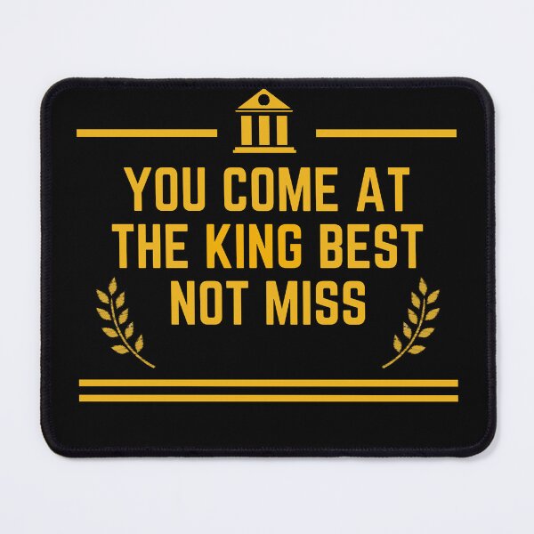 Item preview, You Come At The King Best Not Miss designed and sold by PaulGoldStore.