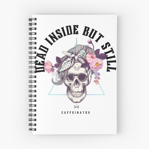 Item preview, dead inside but still caffeinated designed and sold by Soofingscapes.