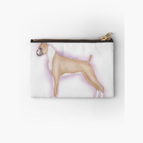 Item preview, Fawn and White Cropped Boxer Watercolor designed and sold by YitingZarts.
