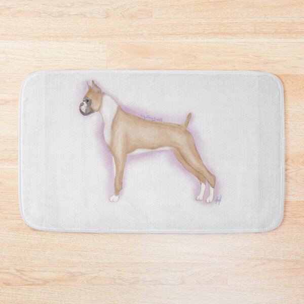 Item preview, Fawn and White Cropped Boxer Watercolor designed and sold by YitingZarts.