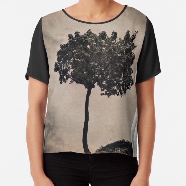 Lone Beach Treee Chiffon Top