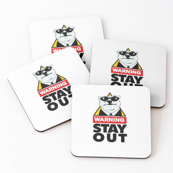 Item preview, Bear warning stay out designed and sold by Martzart.