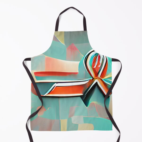 Artikelvorschau, mid-century ribbon colorful modern original art entworfen und verkauft von Surrealarts727.
