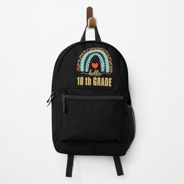 Item preview, Hello 10th Grade Teacher Leopard Rainbow Back To School designed and sold by Countrysmart.