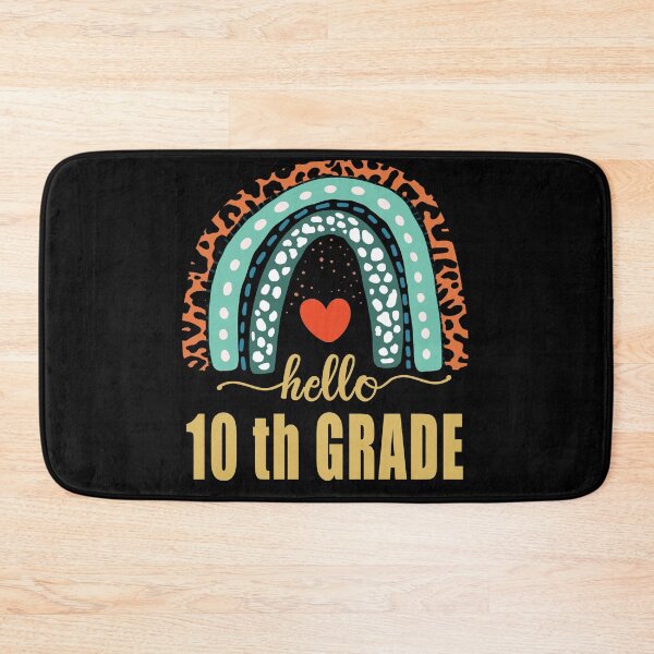 Item preview, Hello 10th Grade Teacher Leopard Rainbow Back To School designed and sold by Countrysmart.