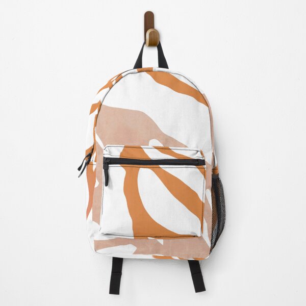 Item preview, Monstera plant leaf illustration in pink and orange designed and sold by Miss-Belle.