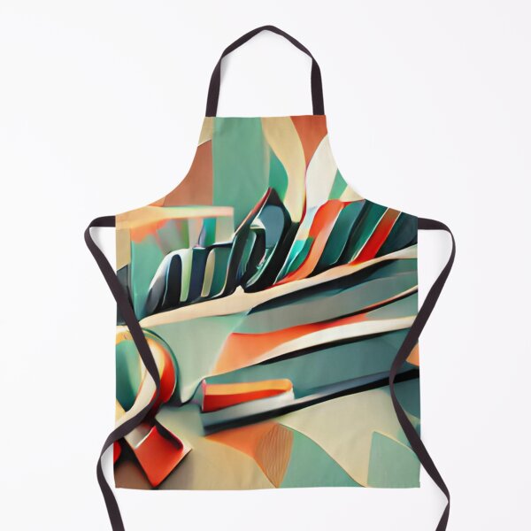 Artikelvorschau, mid-century ribbon colorful modern original art entworfen und verkauft von Surrealarts727.