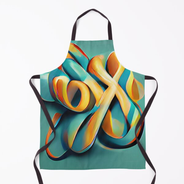 Artikelvorschau, mid-century ribbon colorful modern original art entworfen und verkauft von Surrealarts727.