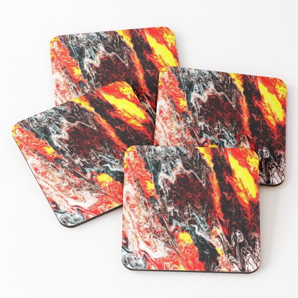 Item preview, Crazy colourful abstract burn designed and sold by TipTopTapo.
