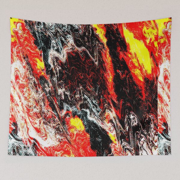 Item preview, Crazy colourful abstract burn designed and sold by TipTopTapo.