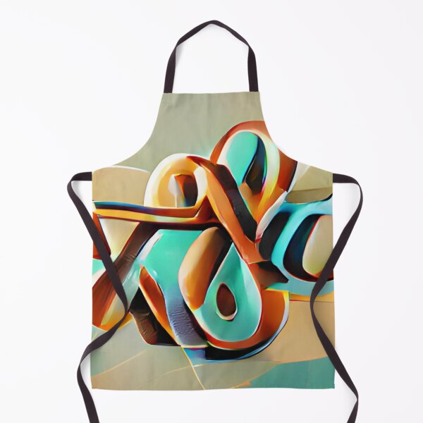 Artikelvorschau, mid-century ribbon colorful modern original art entworfen und verkauft von Surrealarts727.