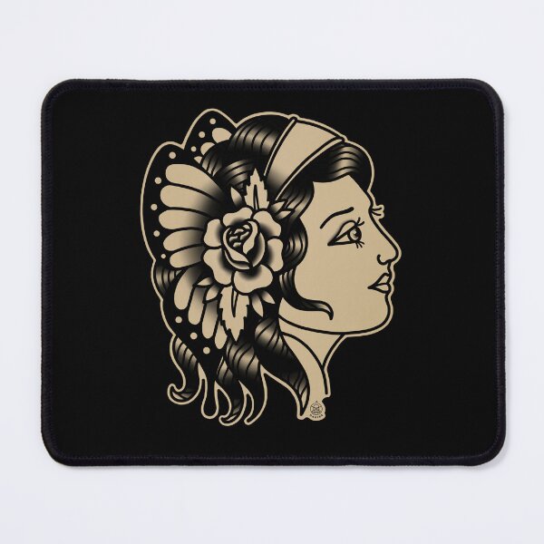 Item preview, Traditional Butterfly Girl Tattoo designed and sold by napiks.