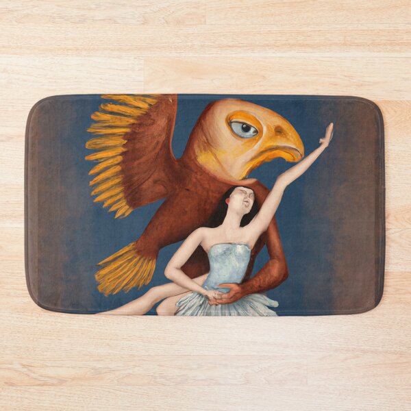 Item preview, Illustration of woman and eagle man dancing designed and sold by GreissDesign.