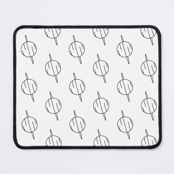 Item preview, Planet Uranus Pattern (BLACK DESIGN) designed and sold by EleannaInSpace.