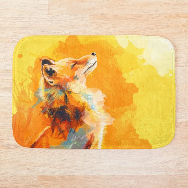 Item preview, Blissful Light - Fox illustration inspirational designed and sold by Flo Art Studio.