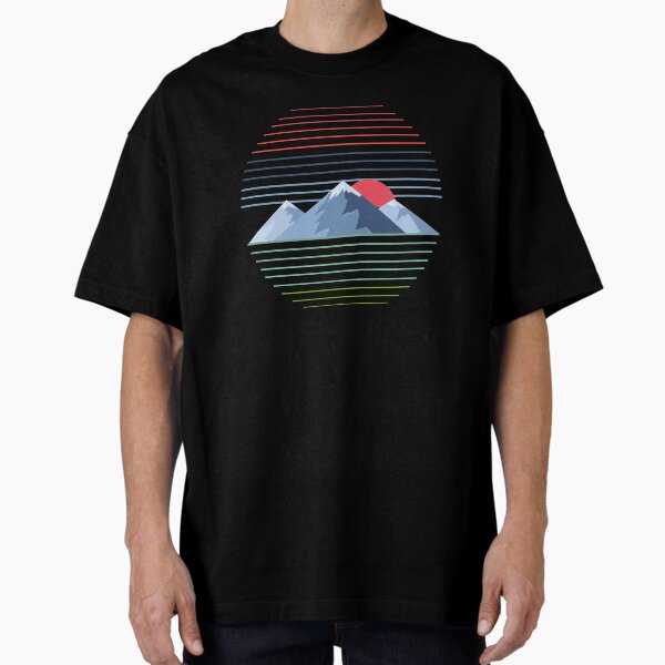 A peaceful mountain Oversized T-Shirt