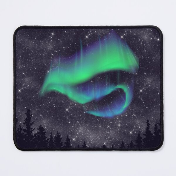 Item preview, Northern Lights Treeline Sky designed and sold by Minima-Vulpes.