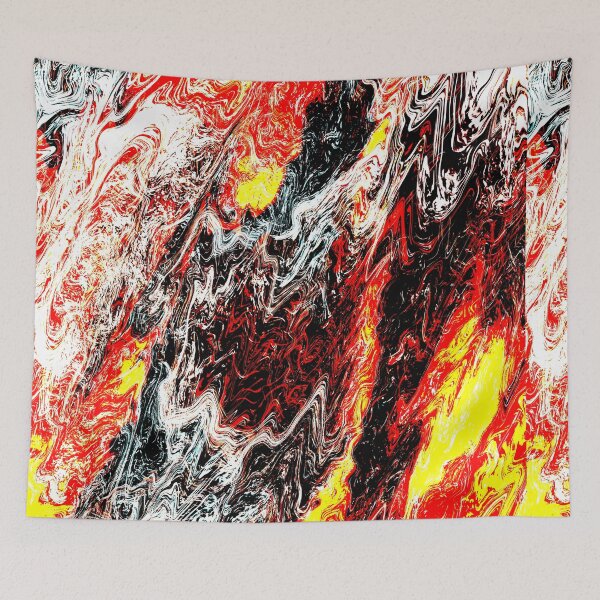 Item preview, Crazy colourful abstract burn designed and sold by TipTopTapo.