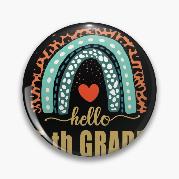 Item preview, Hello 5th Grade Teacher Leopard Rainbow Back To School designed and sold by Countrysmart.