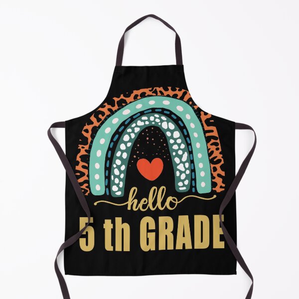 Item preview, Hello 5th Grade Teacher Leopard Rainbow Back To School designed and sold by Countrysmart.