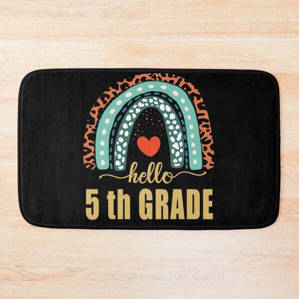 Item preview, Hello 5th Grade Teacher Leopard Rainbow Back To School designed and sold by Countrysmart.