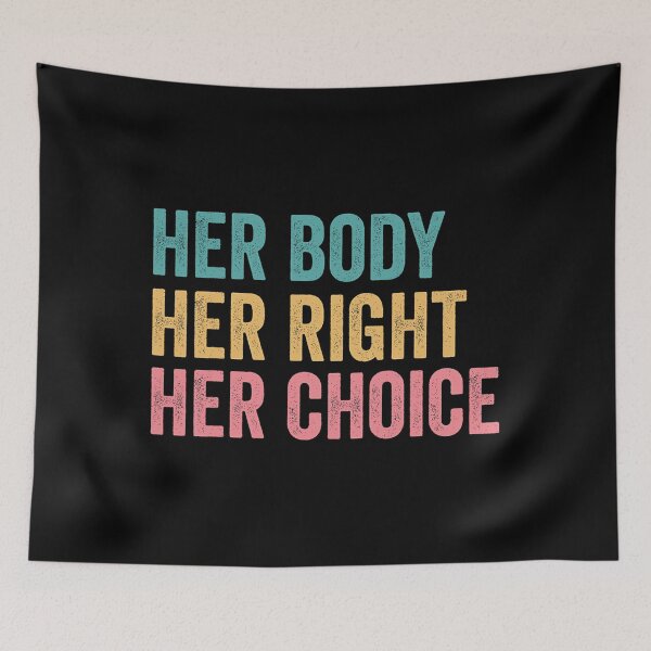 Item preview, Her Body Her Right Her Choice Pro Choice Reproductive Rights designed and sold by seriouscapon242.