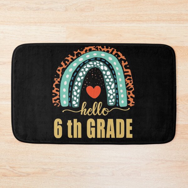Item preview, Hello 6th Grade Teacher Leopard Rainbow Back To School designed and sold by Countrysmart.