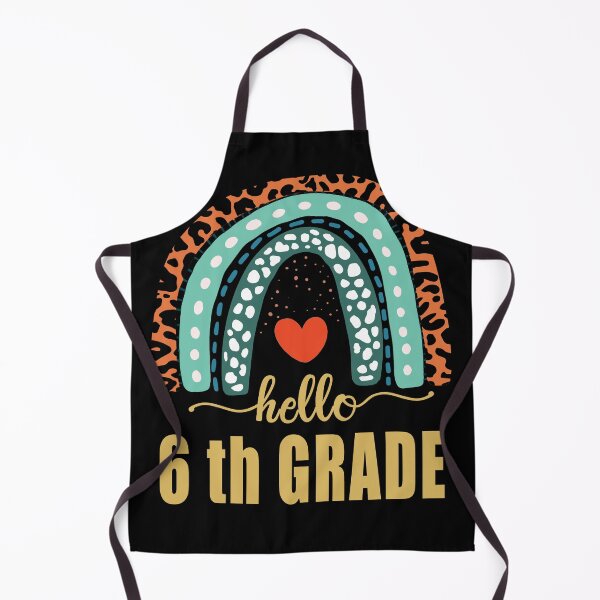 Item preview, Hello 6th Grade Teacher Leopard Rainbow Back To School designed and sold by Countrysmart.