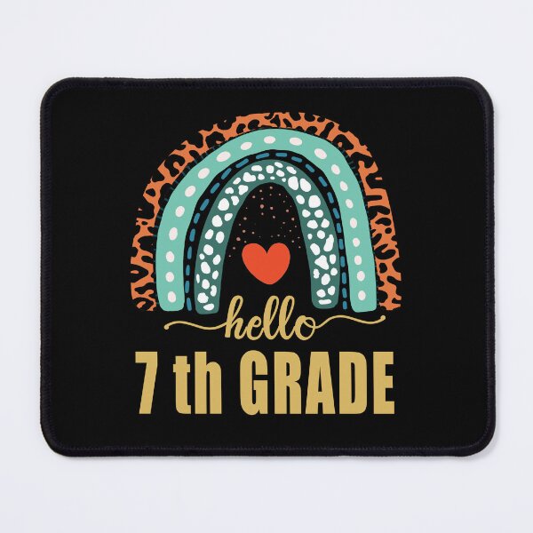 Item preview, Hello 7th Grade Teacher Leopard Rainbow Back To School designed and sold by Countrysmart.