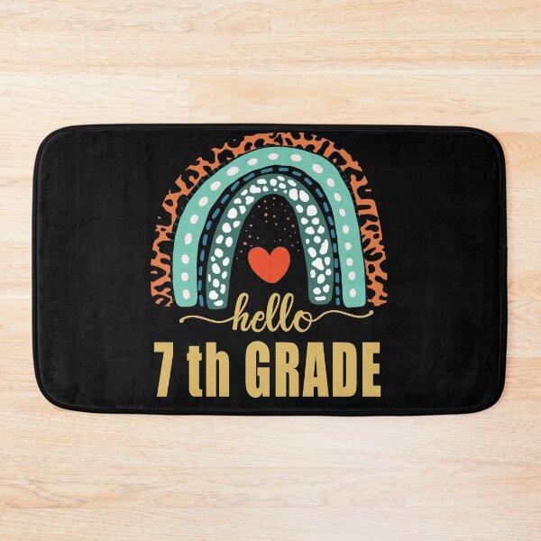 Item preview, Hello 7th Grade Teacher Leopard Rainbow Back To School designed and sold by Countrysmart.