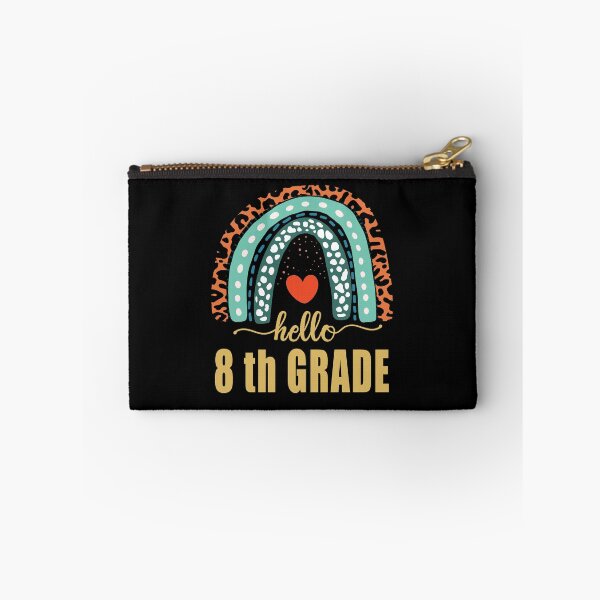 Item preview, Hello 8th Grade Teacher Leopard Rainbow Back To School designed and sold by Countrysmart.