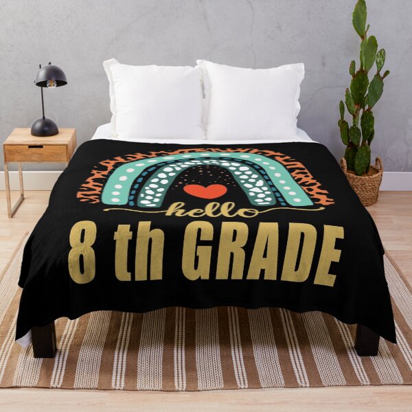 Item preview, Hello 8th Grade Teacher Leopard Rainbow Back To School designed and sold by Countrysmart.