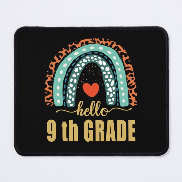 Item preview, Hello 9th Grade Teacher Leopard Rainbow Back To School designed and sold by Countrysmart.