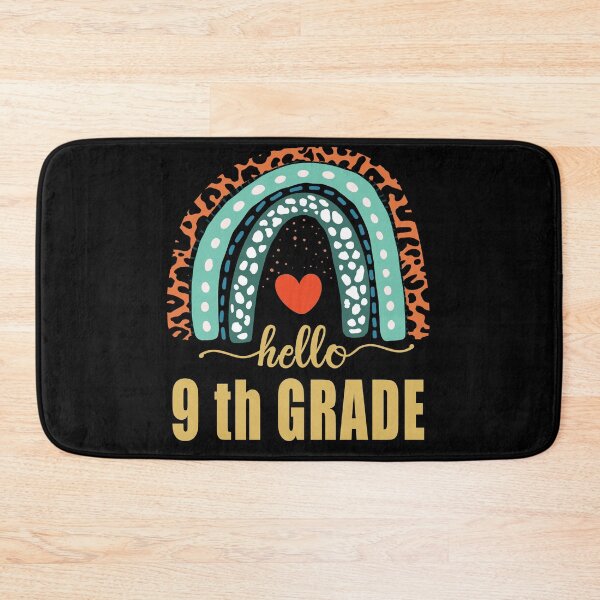 Item preview, Hello 9th Grade Teacher Leopard Rainbow Back To School designed and sold by Countrysmart.