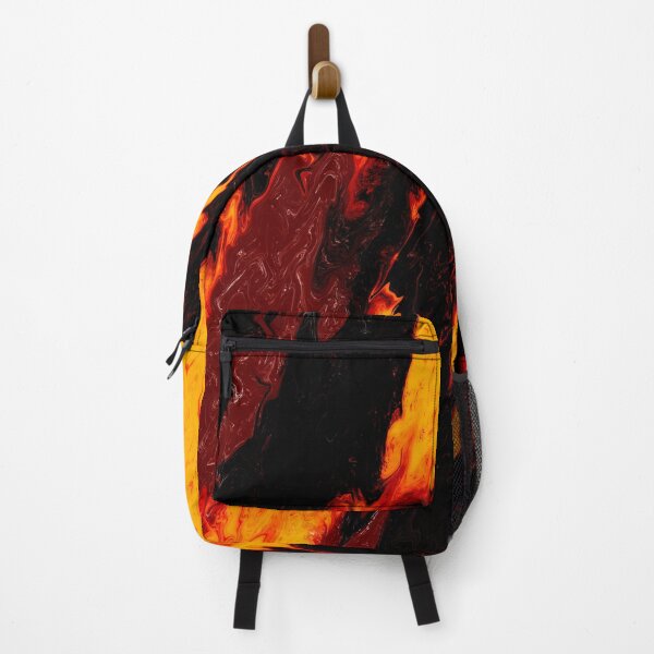 Item preview, Autumn Abstract burn black red orange designed and sold by TipTopTapo.