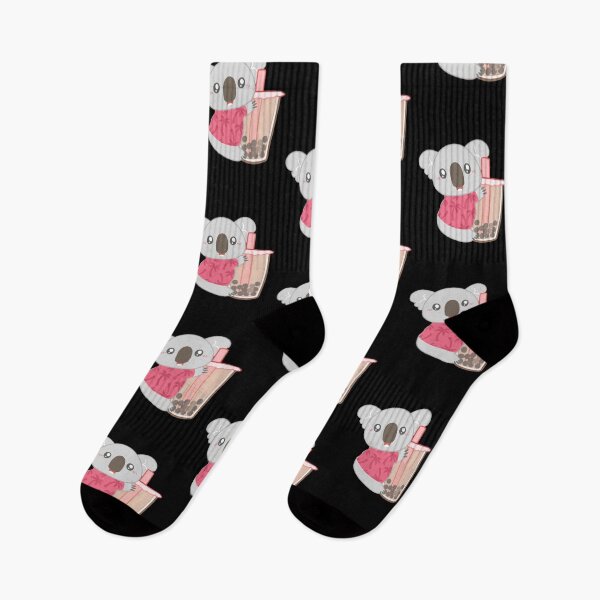 Item preview, Kawaii Koala Obsessed with Boba Drinks designed and sold by Yellow Coffee.