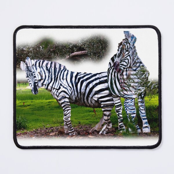 Item preview, Corrugated iron zebras designed and sold by indiafrankk.
