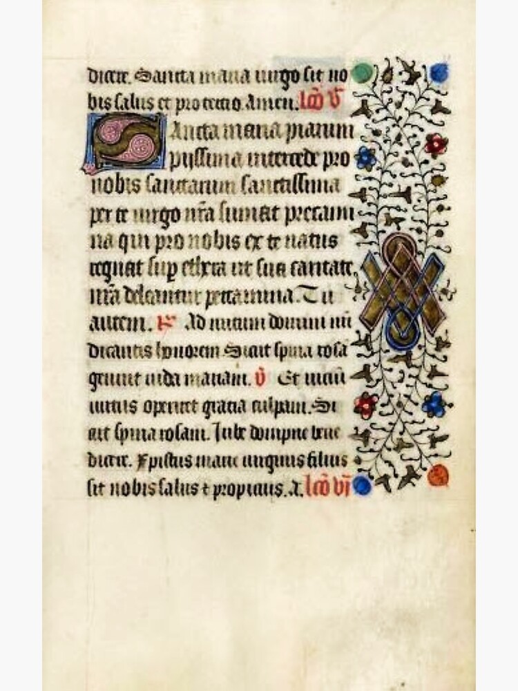 "Illuminated Manuscript Page" Poster for Sale by IlluminatedPage