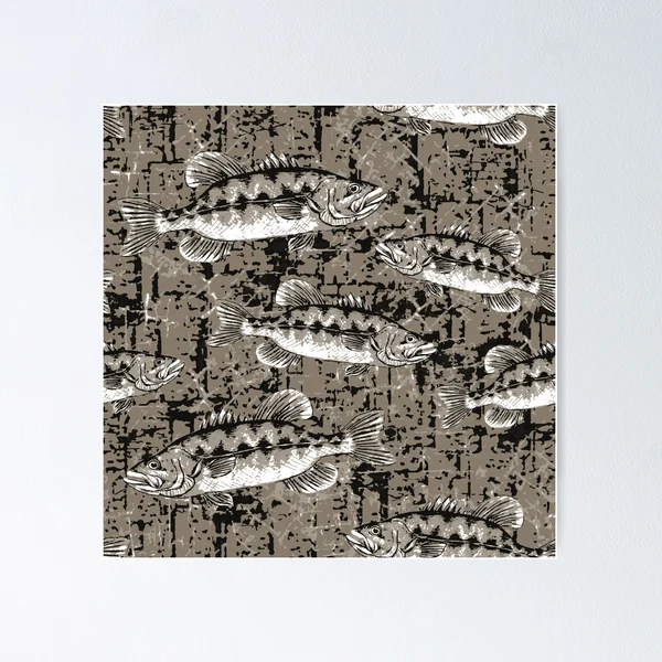 Largemouth Bass Camo Pattern Pet Bandana for Sale by Michelebuttons