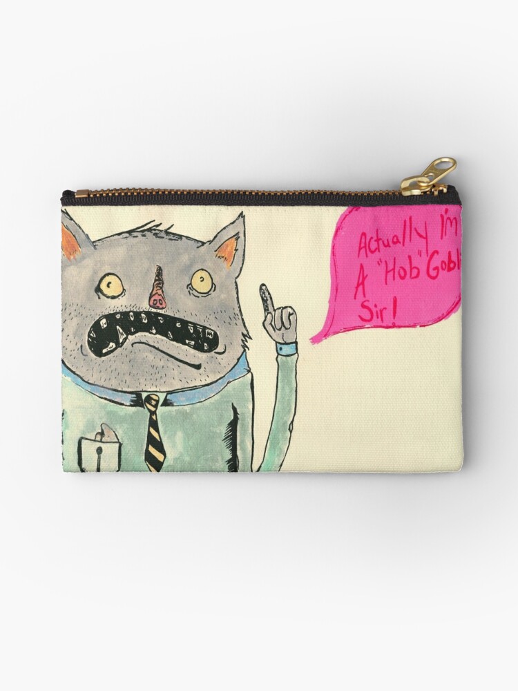 Walrus Mustache Roblox Good Morning Mr Goblin Zipper Pouch By Zachclifford1 Redbubble