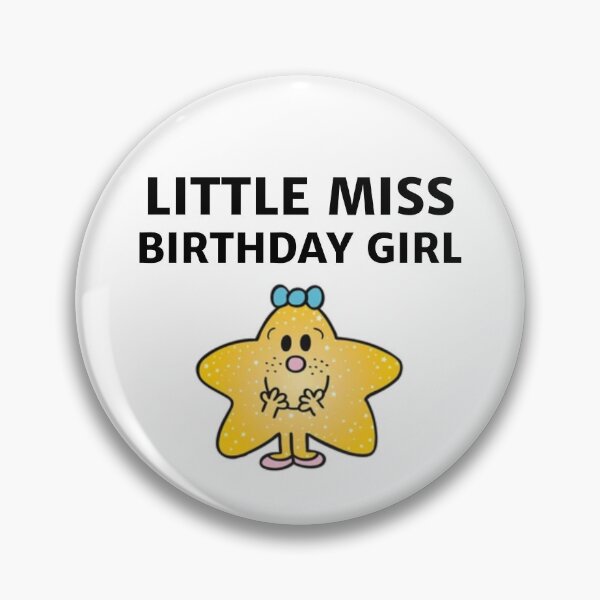 Item preview, little miss birthday girl (star) designed and sold by lotsofniches.
