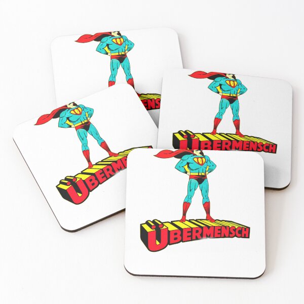 Item preview, sticker ubermensch  Friedrich Nietzsche ubermen designed and sold by deztees.