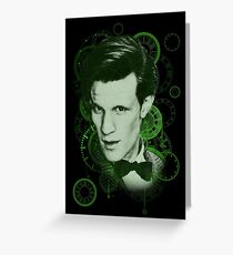 Clockface Doctor Greeting Card