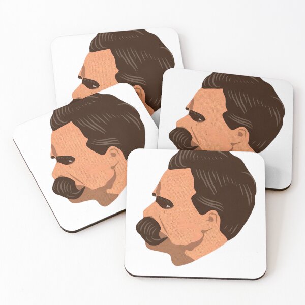 Item preview, Friedrich Nietzsche cartoon art designed and sold by deztees.