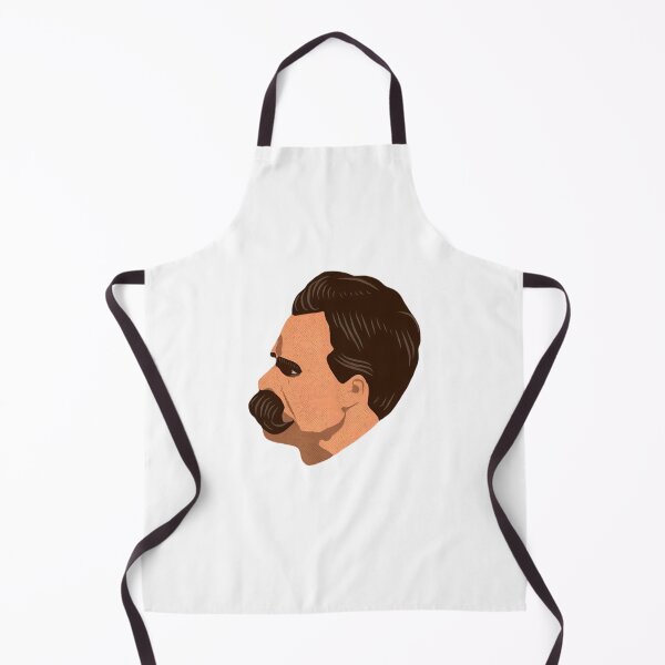 Item preview, Friedrich Nietzsche cartoon art designed and sold by deztees.