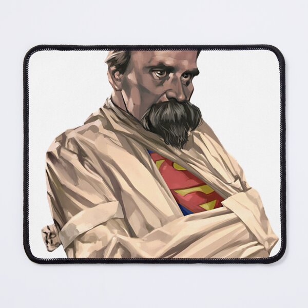 Item preview, Friedrich Nietzsche Übermensch sticker designed and sold by deztees.